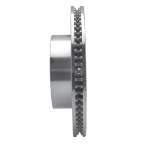 Lexus LX570 Brake Rotor (1) - Front Left - R1 Concepts - Drilled & Slotted - Silver - `08-`21